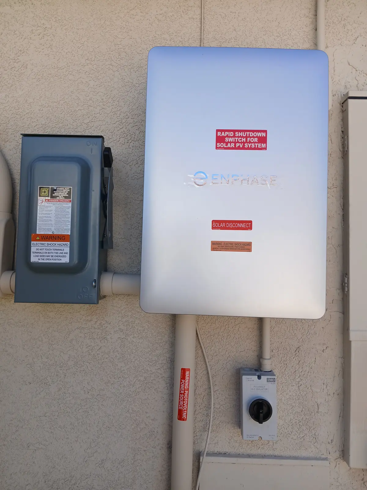 BlueWest Electric Enphase solar combiner and rapid shutdown switch